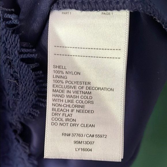 Laundry By Shelli Segal Women's 4 Navy Lace Cocktail Dress Formal - Picture 4 of 6